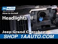 How to Replace Headlights 1997-98 Jeep Grand Cherokee