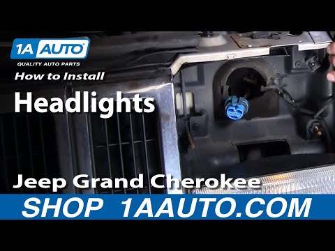 How to Replace Headlights 97-98 Jeep Grand Cherokee