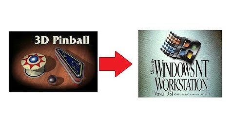 (Not Clickbait!) Pinball Space Cadet on Windows NT 3.51 (Download and tutorial in Desc.)
