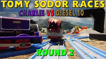Tomy Sodor Races: Diesel 10 vs Charlie Round 2