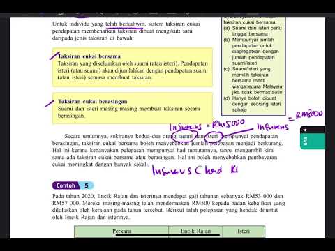 BAB 4:PERCUKAIAN (Taksiran Cukai Bersama / Berasingan)