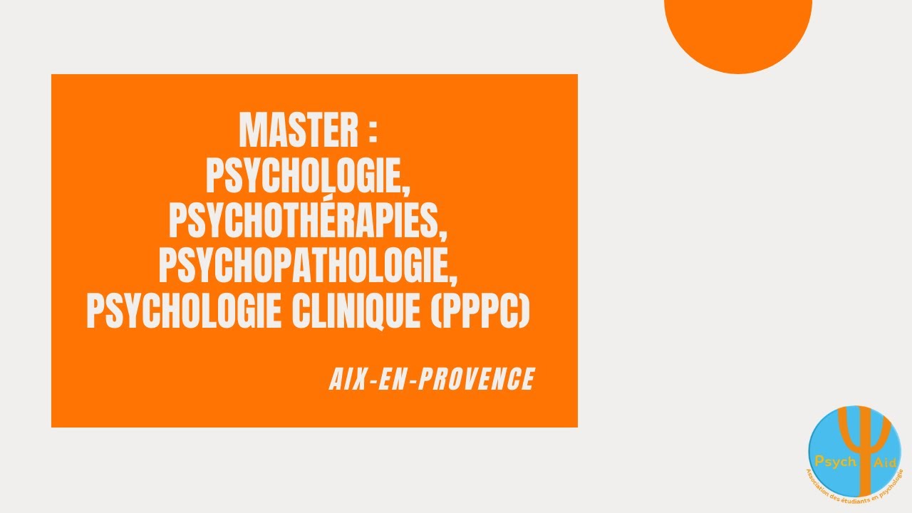 Master PPPC : Master Psychologie, Psychothérapies, psychopathologie ...