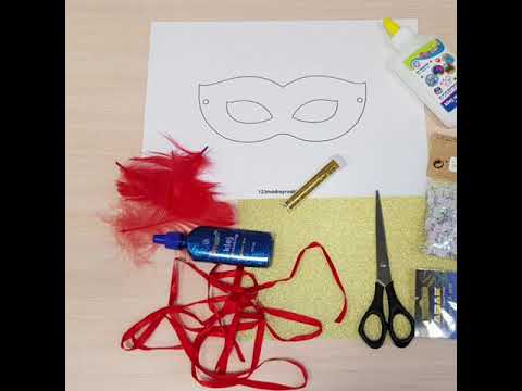 Wideo: Jak Zrobić Karnawałową Maskę Własnymi Rękami
