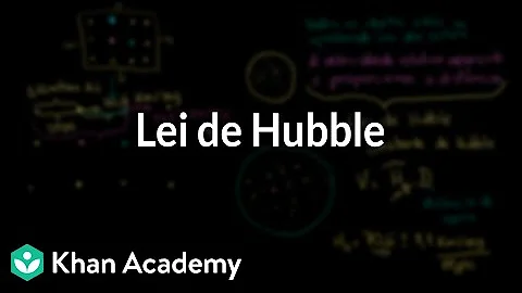 Como calcular a lei de Hubble?