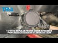 How to Replace Front Door Speakers 1999-2006 Chevrolet Silverado 1500