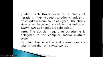 Scheduling in Parallel Computing Using OpenMP