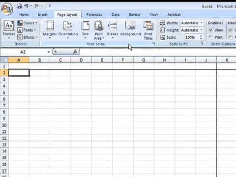 การทำ Page Break View บน Excel
