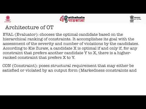 Lings P8 M26 Optimality Theory 1