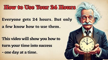 How To Use Your 24 Hours 🔥 || Graded Reader || Improve Your English Fluency ✅️