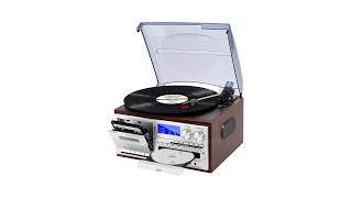 Review: MUSITREND 9-in-1 Record Player Vintage Bluetooth Turntable with CD Cassette