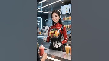 THE FUTURE IS HERE! HUMANOID ROBOT BARTENDER AMAZES EVERYONE #shorts
