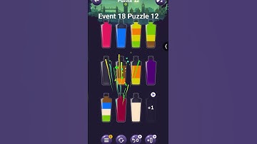 #lovewater #gaming #event 18 #puzzle 12 #watersortpuzzle #@puzzlesolveplayer