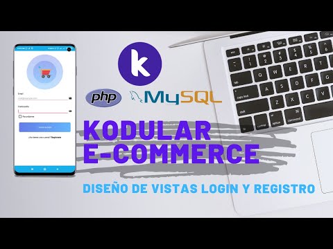 Kodular | E-commerce App | 02 - Login y Register Views | Speed Code