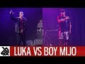 LUKA vs BOY MIJO feat. K-POM | Dance Battle To The Beatbox 2017 | SEMI FINAL | WBC X FPDC