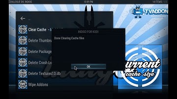 How to delete cache and other files in kodi