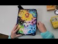 Pokemon trading card binder with sleeves fits 400 cards collector album