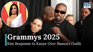 Grammys 2025 | Kim Kardashian’s Response to Kanye Over Bianca’s Outfit | AA1B