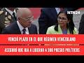 Venció plazo en el que régimen venezolano aseguró que iba a liberar a 300 presos políticos