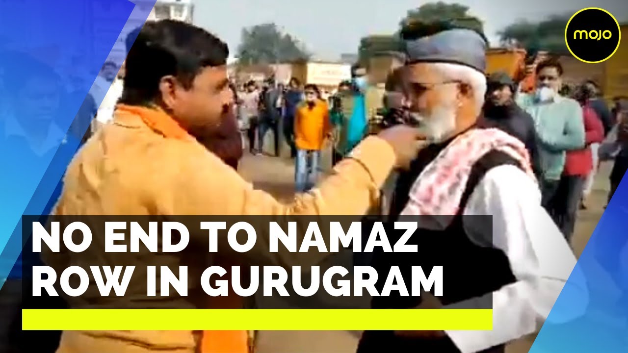Gurugram  Hindutva Group Chant Jai Shri Ram Disrupt Namaz Again  Several Detained
