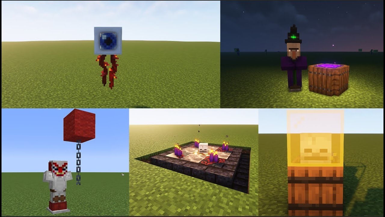 Minecraft | 10+ HALLOWEEN Build Hacks and Ideas (Very SPOOKY)