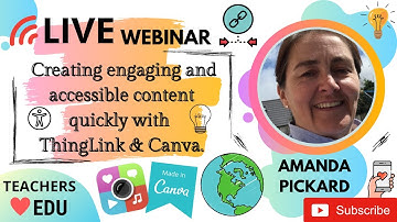 ✨ Creating engaging and accessible content quickly with  ThingLink & Canva. ✨
