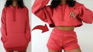 DIY Lounge Set | Oversized Hoodie DIY