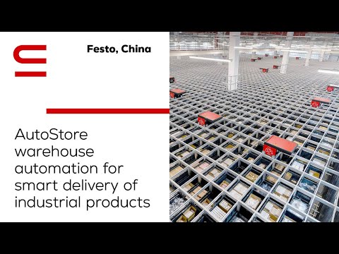 Festo streamlines distribution logistics in China with AutoStore & SAP EWM software by Swisslog