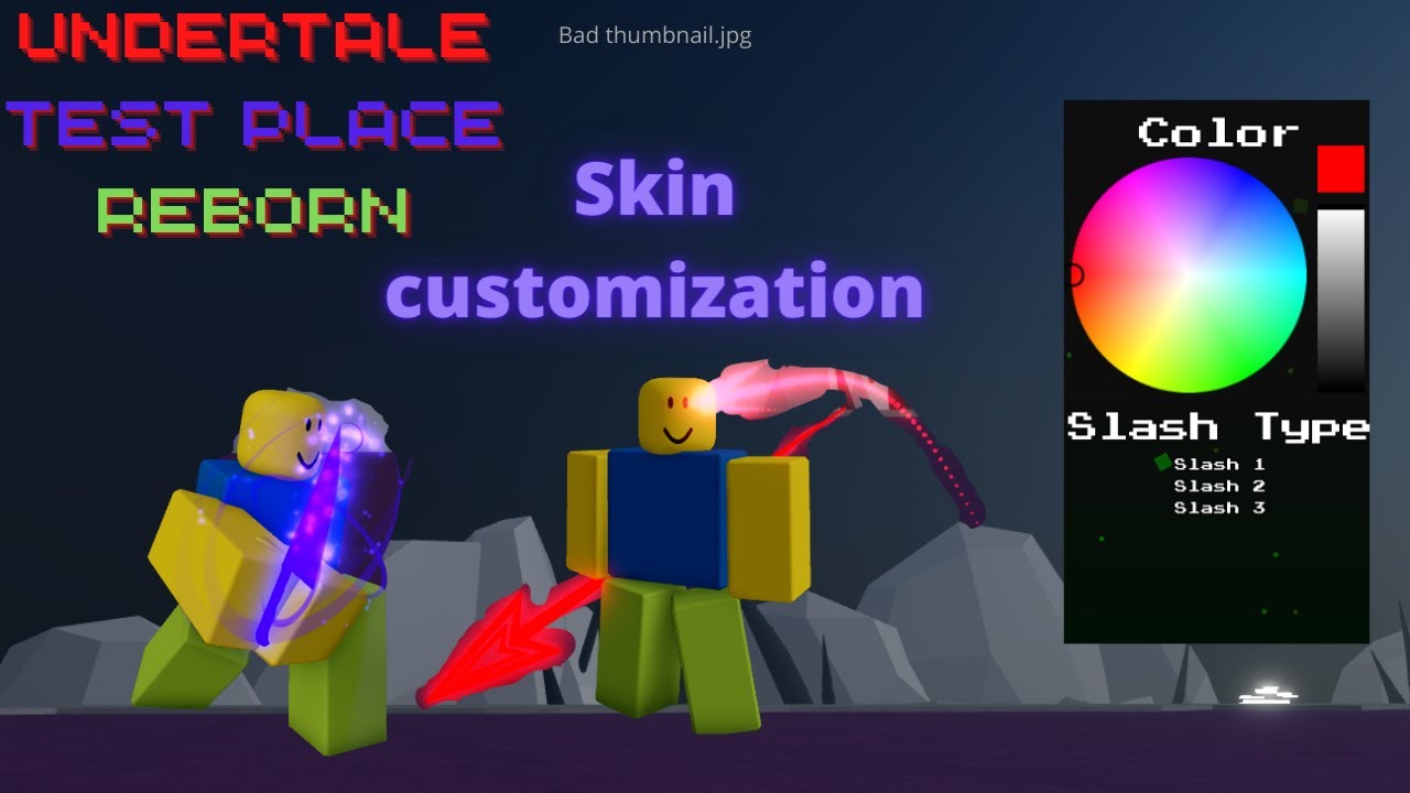 how to change the color of your skin in Undertale testing place on roblox｜TikTok  Search