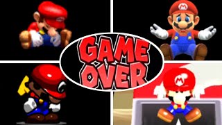 Evolution Of Mario VS Donkey Kong Deaths + Game Over Screens (20042024)