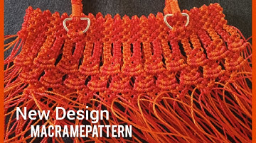 How to make NEW DESIGN MACRAME PATTERN - Tutorial || PART 1 #magnificalcorecraft #mccraft