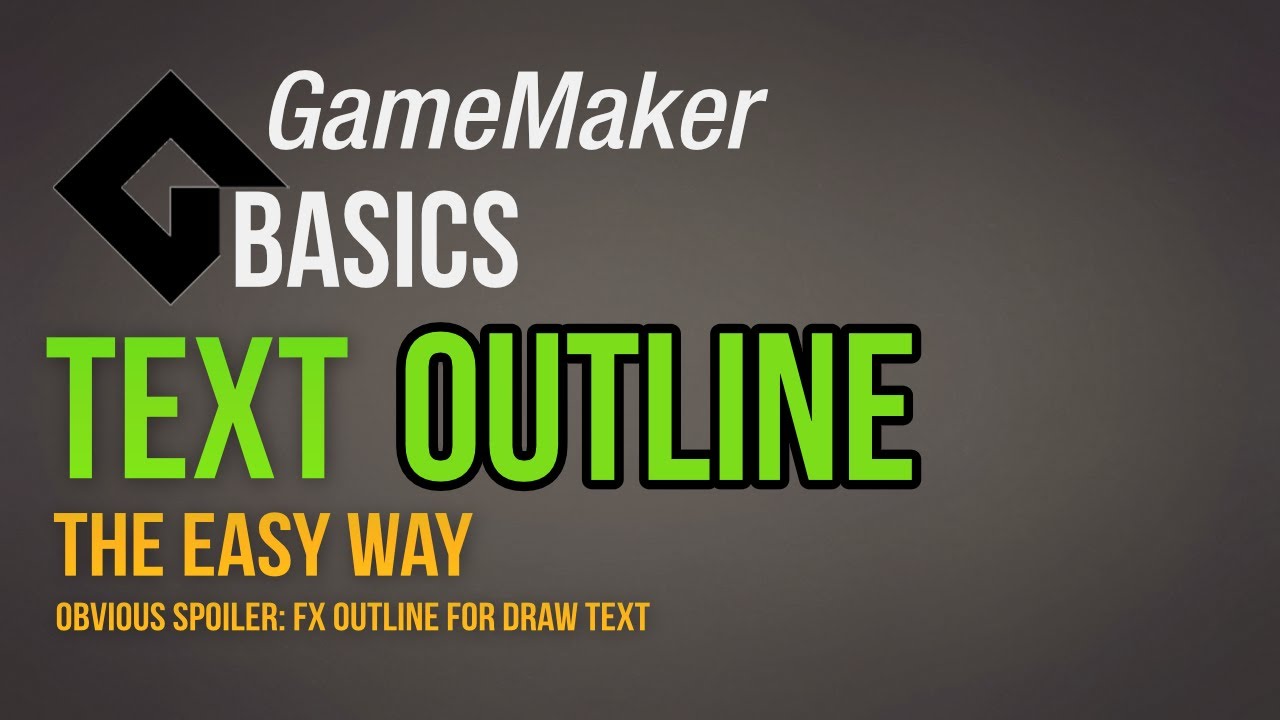 Game Maker - Draw Text 