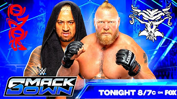 Full Match - Solo Sikoa vs Brock Lesnar 🔥 Single Match || WR3D 2K24 || WWE SMACKDOWN