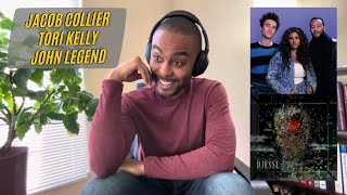 Jacob Collier  Bridge Over Troubled Water ft. Tori Kelly, John Legend | REACTION