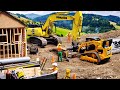 The most amazing rc construction site  realism is key  huina 580 hydraulic