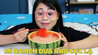 Cách Làm Mì Ramen Dưa Hấu Cực Độc Lạ