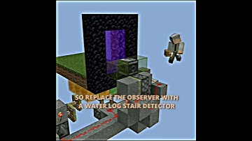 The Nether Water Portal Escape Trap☠️ | #shorts #minecraft #edit #minecraftedit #trap #minecrafttrap