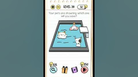 Brain Test Level 39 Walkthrough