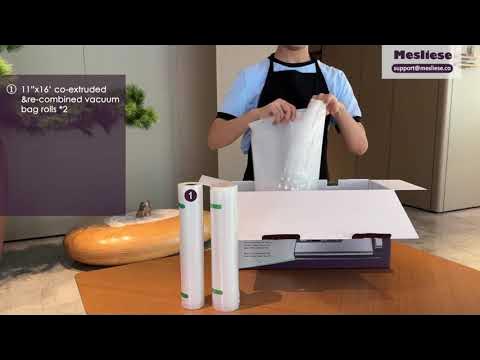 Mesliese Vacuum Sealer Bags Rolls 