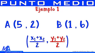 Come si calcola il punto medio formula?