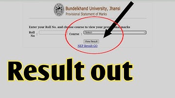 bu Jhansi 2nd & 4th semester result out/bu Jhansi result/bu Jhansi result latest news