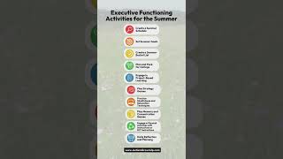 Executive Functioning Activities for the Summer