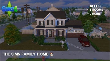 The Sims 4 3 Bedroom Family Home 🏡 || Speed Build || 