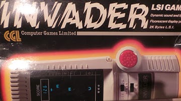 Remember this ? Vintage handheld game By CGL - Galaxy invaders 1978 Boxed, working