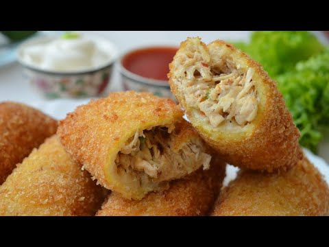 Video: Chicken Roll With Bread Filling