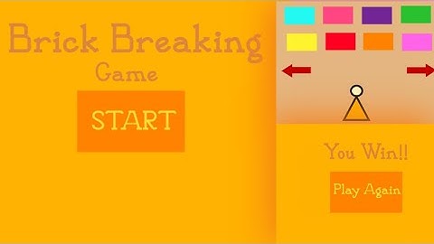 Brick Breaking Game| Scratch Jr | 🌈 Coding SlimeY Girl🌈