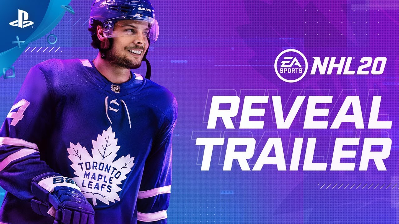 Resultado de imagem para NHL 20 - Cover Reveal Trailer ft. Auston Matthews | PS4