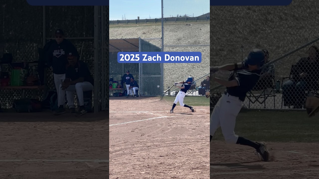 2025 OF Zach Donovan, Calgary Cubs • RBI single vs. Red Deer Rangers