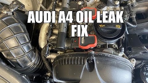 Audi A4 B8 Upper Timing Chain Cover Gasket Oil Leak Fix 2009-2016