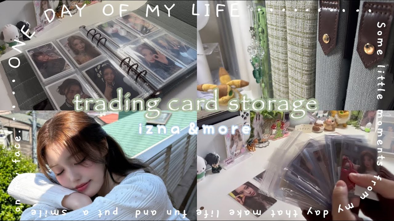 【izna＆more】気づいたら増えてたトレカたち💗収納記録⟡.·