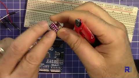 E1 Using Arduino APDS-9960 RGB Gesture Sensor detect movement of your hand
